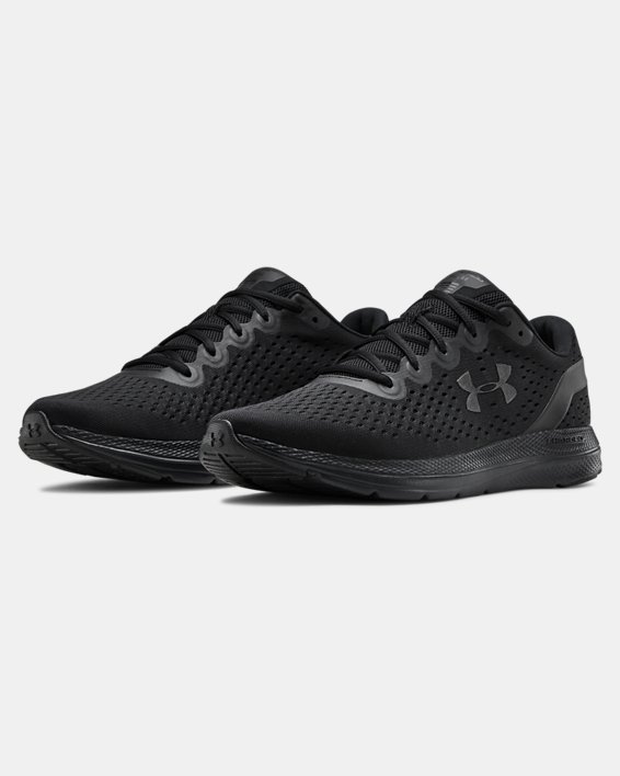 Men's UA Charged Impulse Running Shoes in Black image number 3